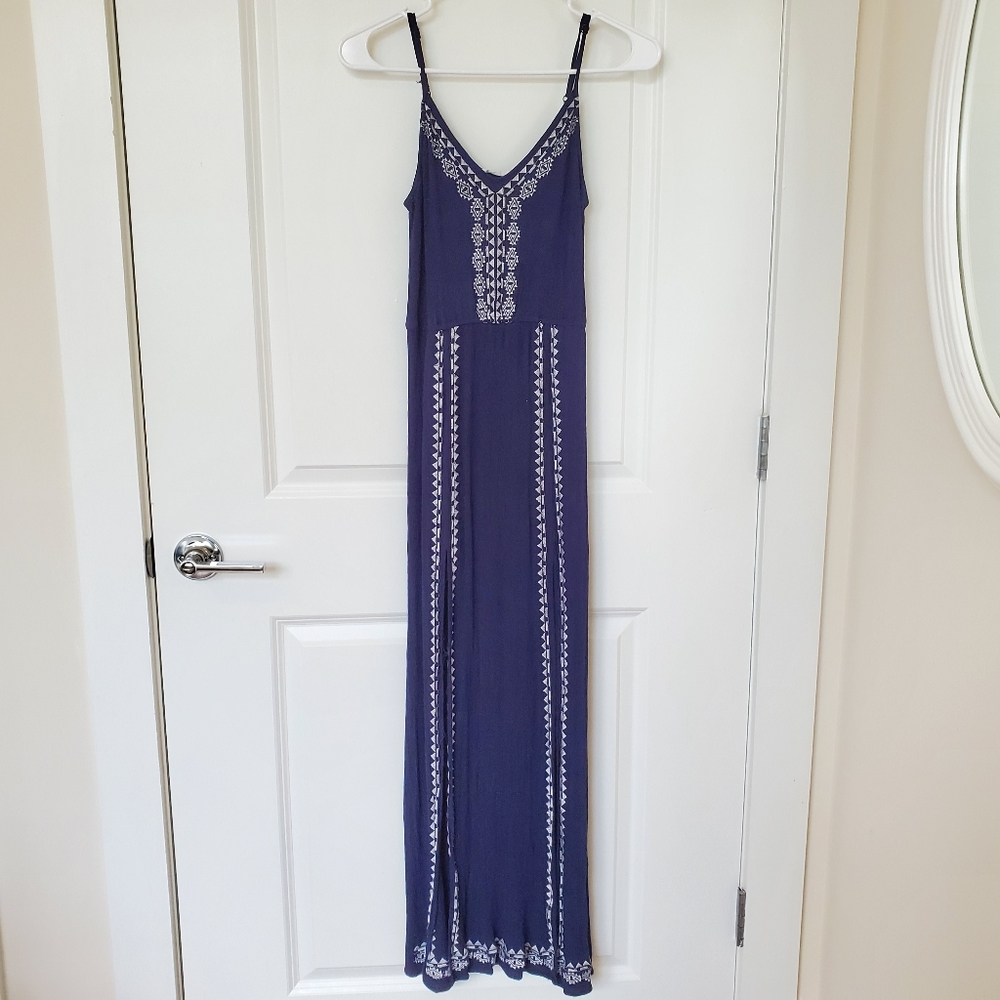 Lush Navy Maxi Dress